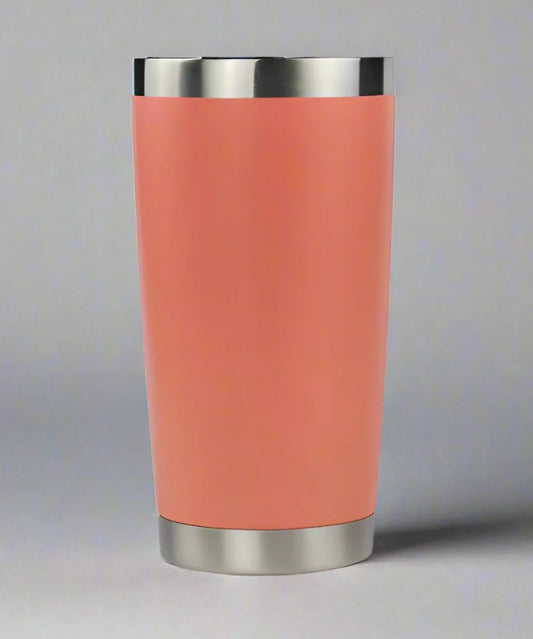 20oz Stainless Steel tumbler Peach