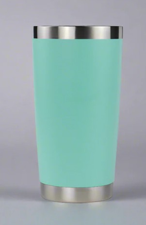 20oz Stainless Steel tumbler Sea Foam