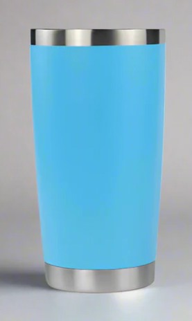 20oz Stainless Steel tumbler Sky Blue