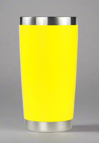 20oz Stainless Steel tumbler Yellow